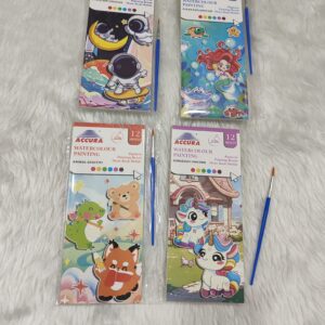 Painting Book with Water Colours