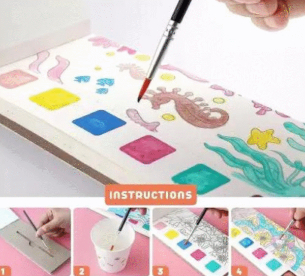 Painting Book with Water Colours - Image 3