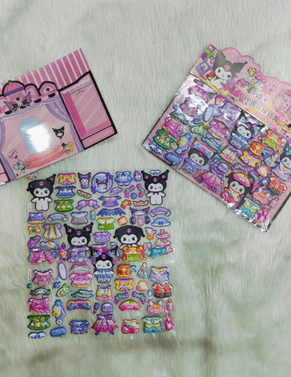 3D Kuromi Stickers