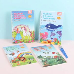 Painting Book with Watercolours