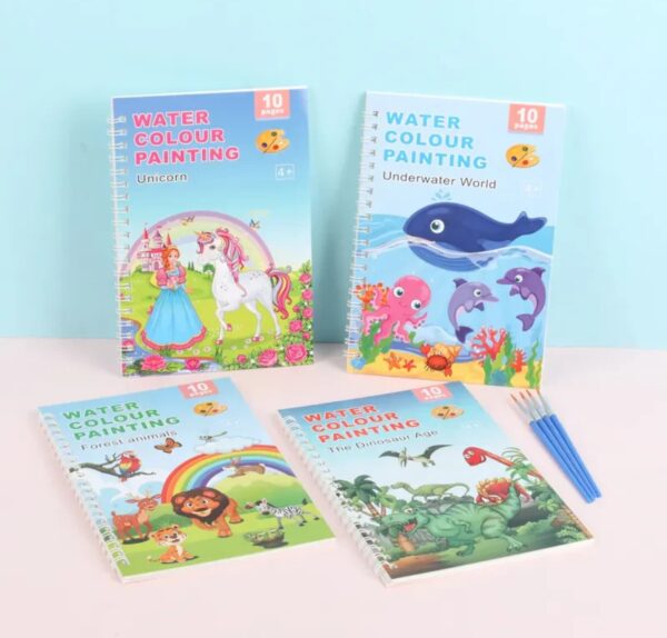 Painting Book with Watercolours