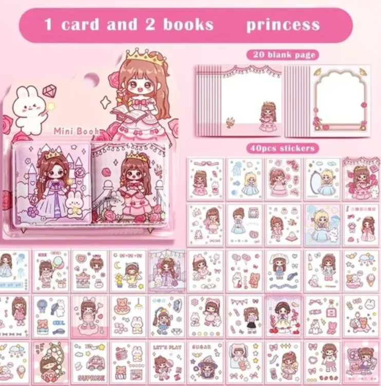 Mini Sticker Book (Set of 2)