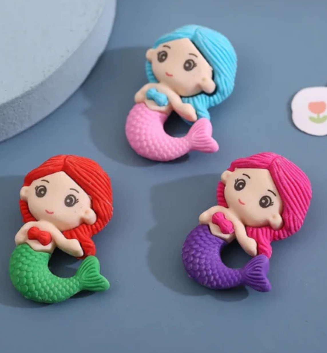 Mini Mermaid Eraser